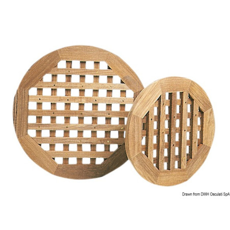 Caillebotis pour douches ou salles de bain, ronds ARC - épaisseur 22 mm