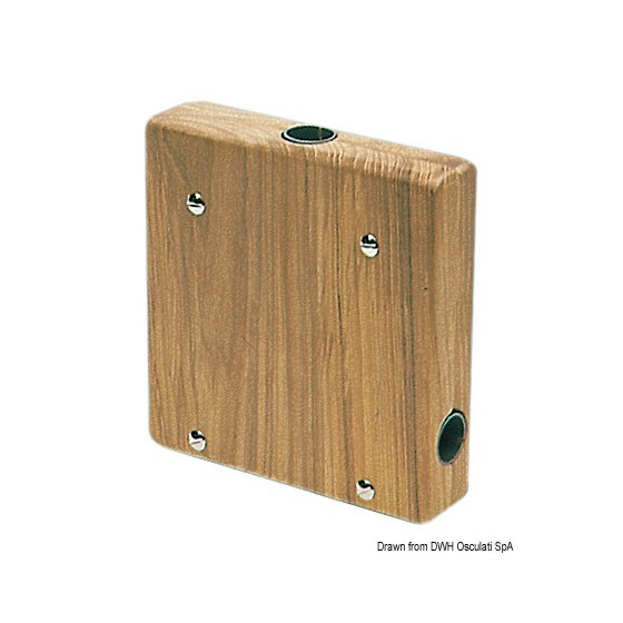 Support moteur de pont ARC Variante ou Accessoires Réduit:teck 175x175x45 mm *71.208.90*