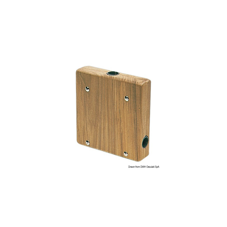 Support moteur de pont ARC Variante ou Accessoires Réduit:teck 175x175x45 mm *71.208.90*