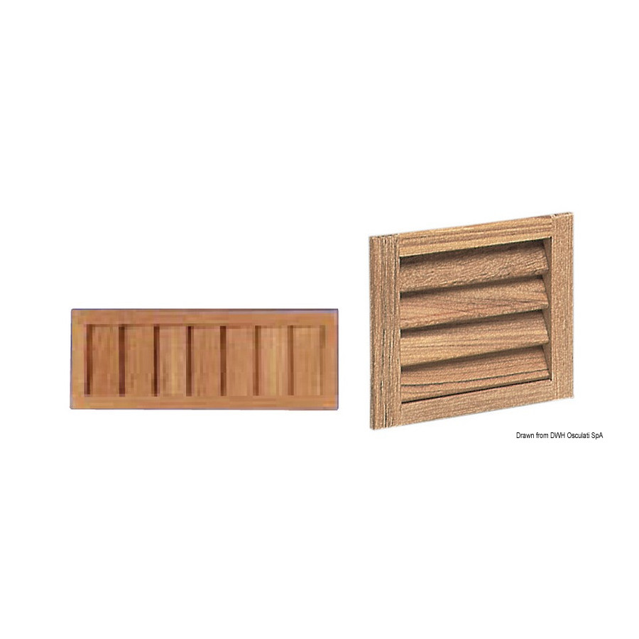 Grilles d'aération à persienne ARC 