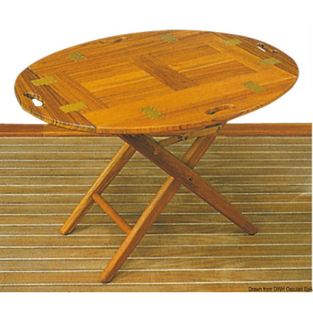 Table amovibleen teck ARC