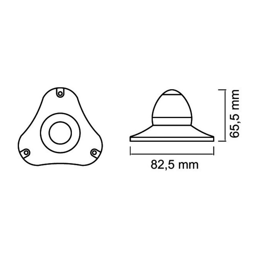 Feu de mouillage Sphera II à LED à 360° jusqu'à 20 mètres 