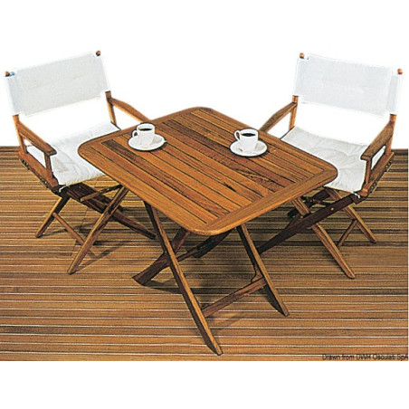Table pliante en teck véritable ARC