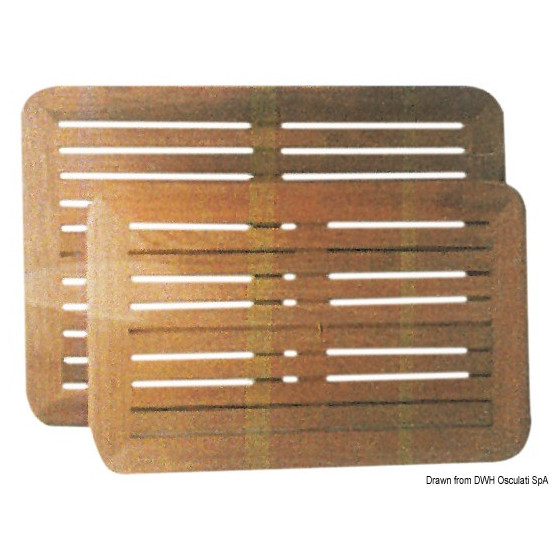 Plans de table en teck véritable ARC 