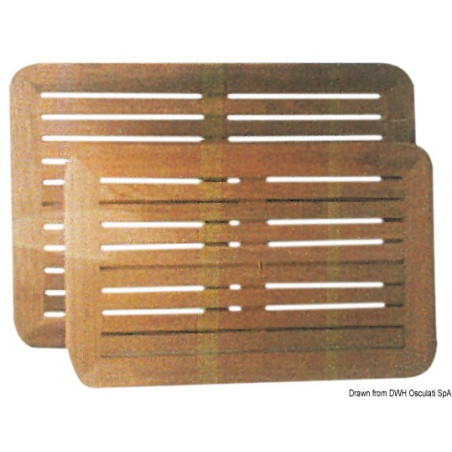 Plans de table en teck véritable ARC
