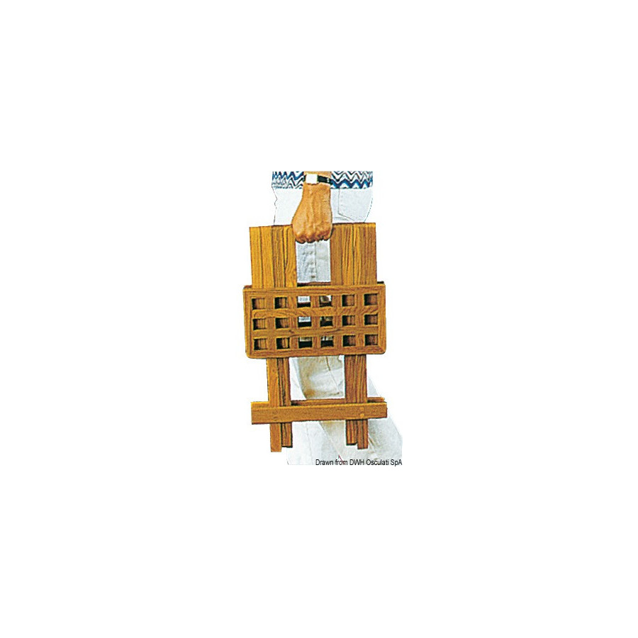 Tabouret pliant en teck ARC 