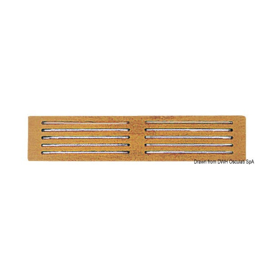 Façades de protection ARC Variante ou Accessoires Réduit:teck 445x100 mm *71.396.30*
