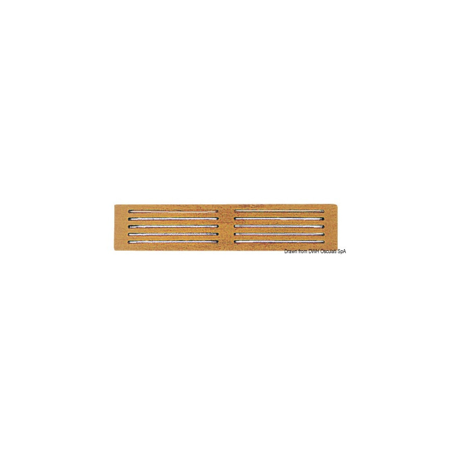 Façades de protection ARC Variante ou Accessoires Réduit:teck 445x100 mm *71.396.30*