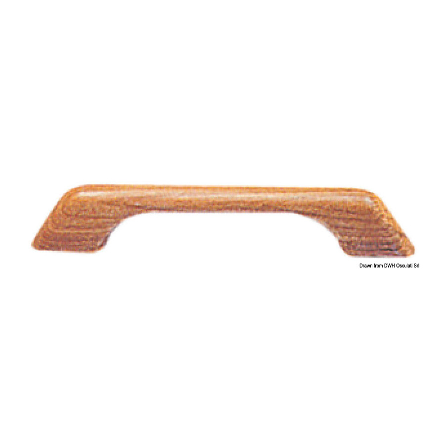 Mains courantes à bords arrondis ARC Variante ou Accessoires Réduit:teck 325 mm *71.601.01*