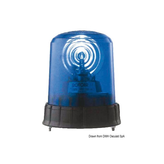 Feux de couleur bleue pour véhicules prioritaires et de secours 