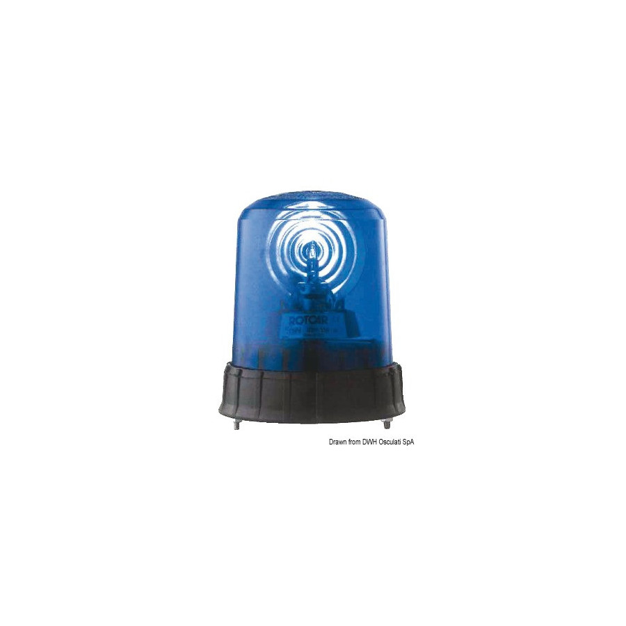 Feux de couleur bleue pour véhicules prioritaires et de secours 