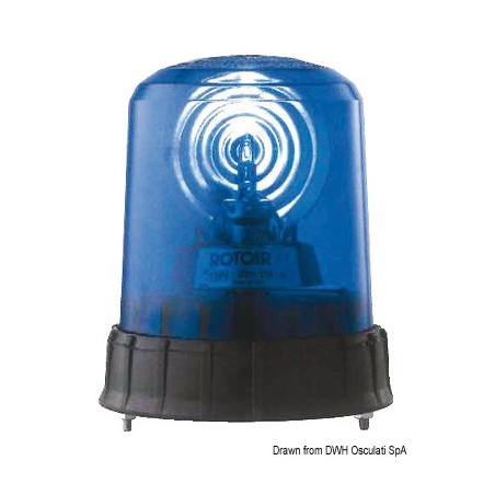 Feux de couleur bleue pour véhicules prioritaires et de secours