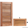 Grilles d'aération à persienne ARC – épaisseur 18 mm