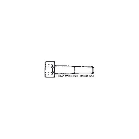 Vis tête cylindrique six pans, UNI 5931 DIN 912