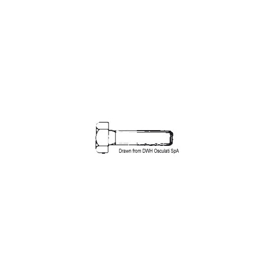 Vis tête hexagonale entièrement filetée UNI 5739 DIN 933 