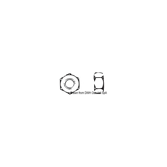 Ecrous hexagonaux UNI 5588 DIN 934 