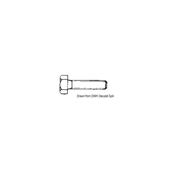 Vis tête hexagonale entièrement filetée, UNI 5739 DIN 933 