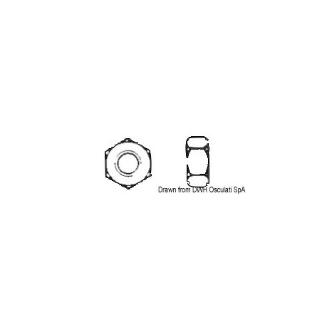 Écrous hexagonaux, UNI 5588 DIN 934
