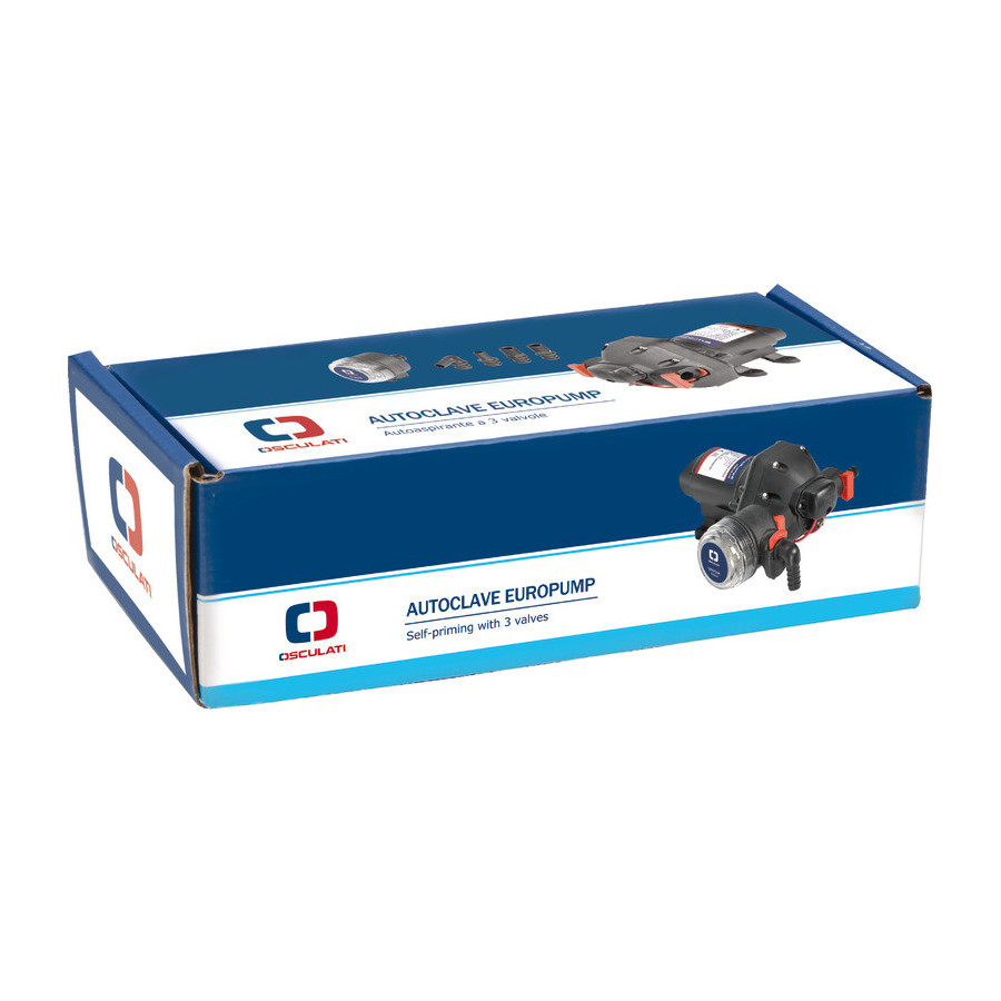 Pompe autoclave Europump à aspiration automatique 3 soupapes 