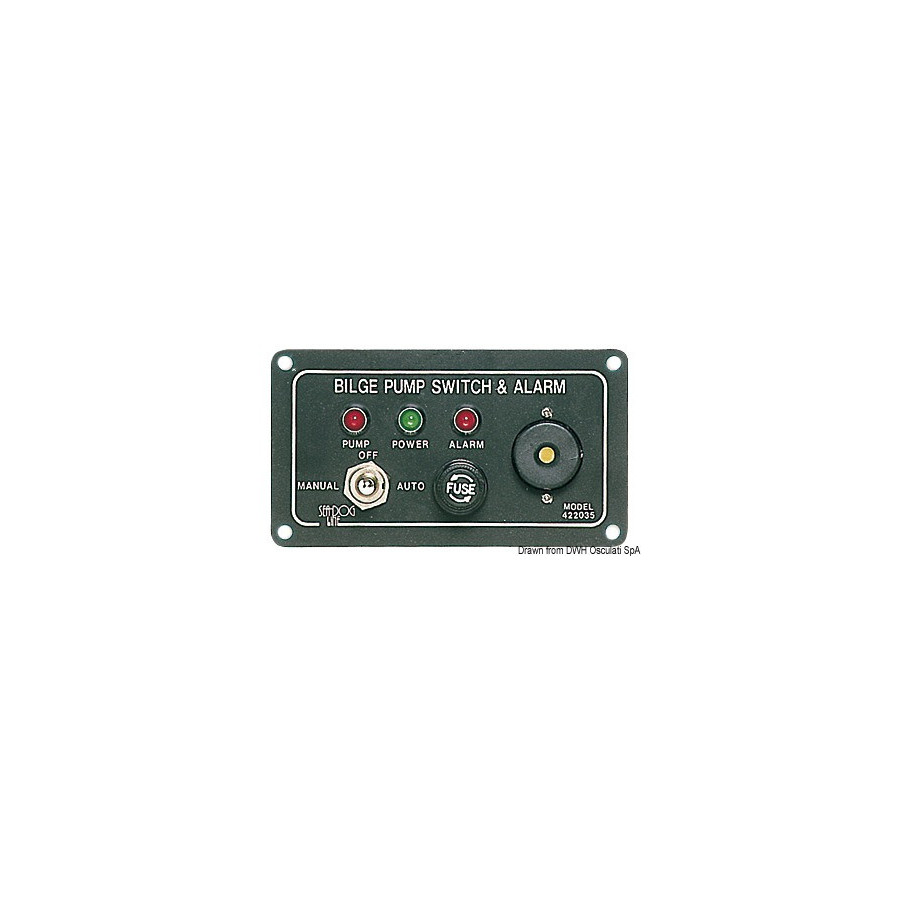 Panneau de commande pour pompes de fond de cale électriques 