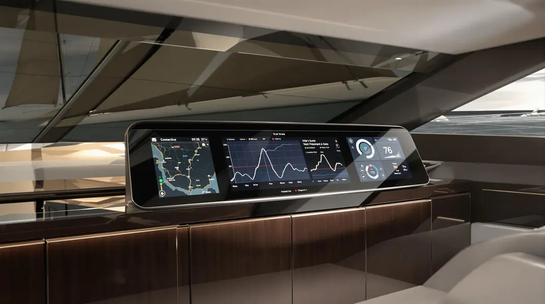 Système GPS moderne affichant une navigation précise à bord d&rsquo;un bateau.