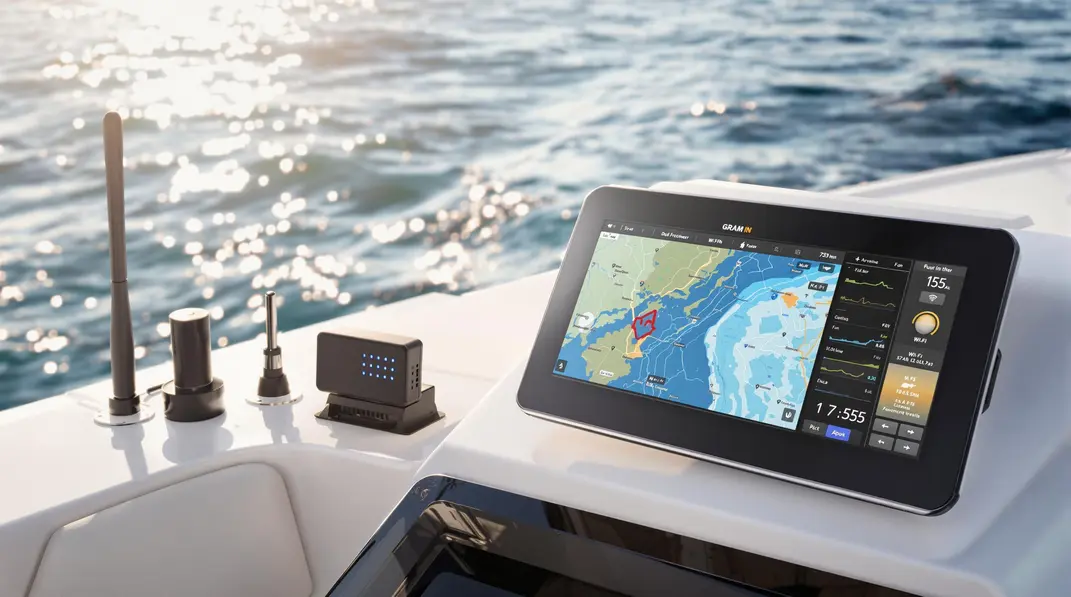 Tableau comparatif des spécifications techniques des modèles de GPS marins de 2025.