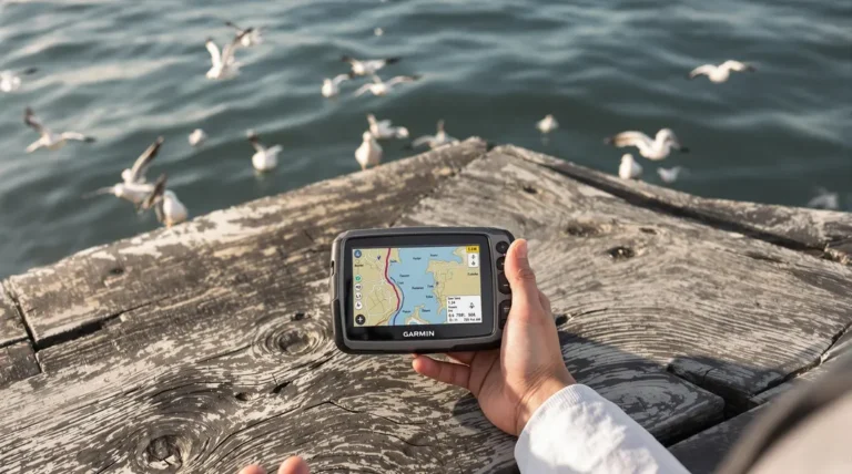 Un voilier écologique avec des équipements solaires au coucher du soleil, représentant la navigation responsable.